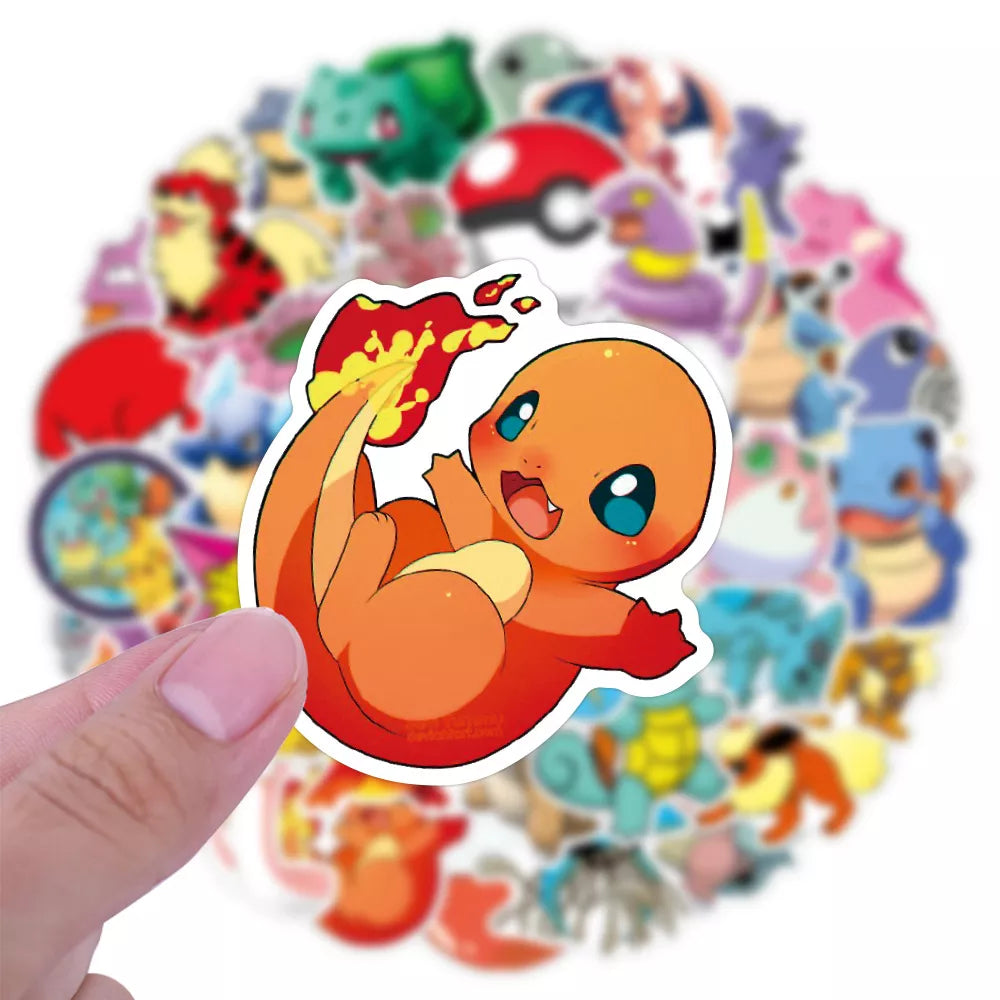50pcs Pokemon Stickers