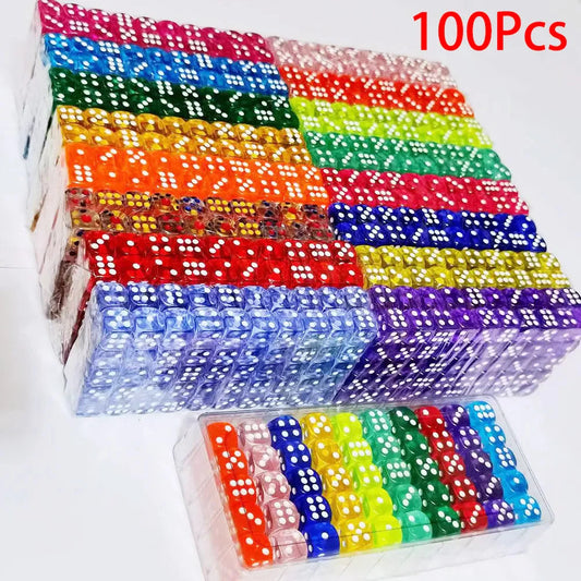 6 Sided Dice 100PCS/Set