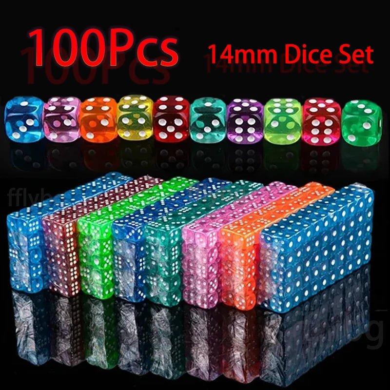 6 Sided Dice 100PCS/Set