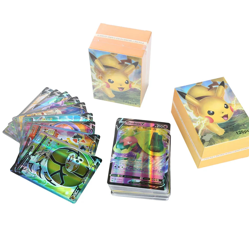 60/100Pcs English Pokemon Cards GX