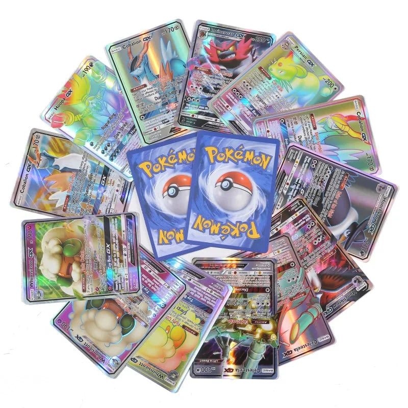 60/100Pcs English Pokemon Cards GX