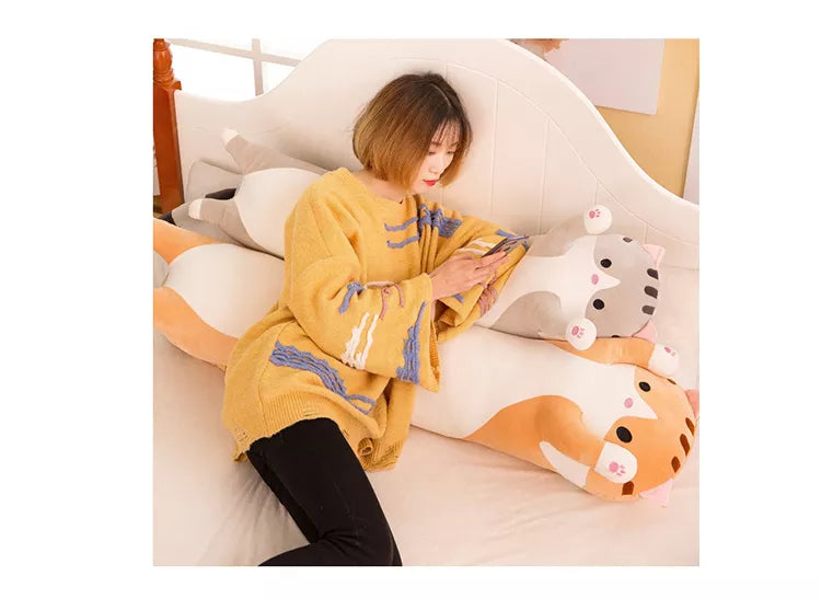 Cute Soft Long Cat Pillow 50/70/90/110/130cm