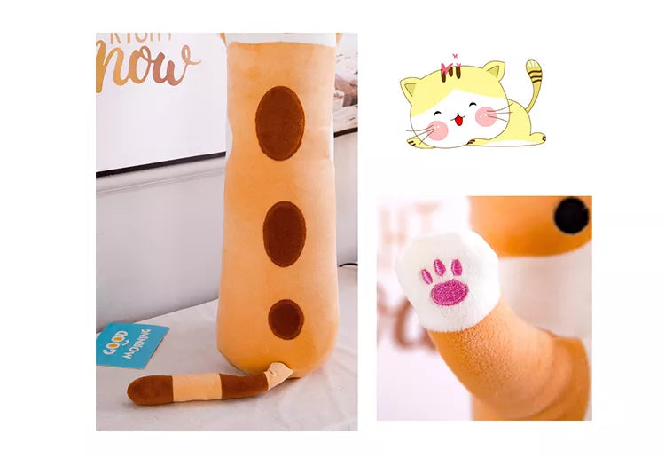 Cute Soft Long Cat Pillow 50/70/90/110/130cm