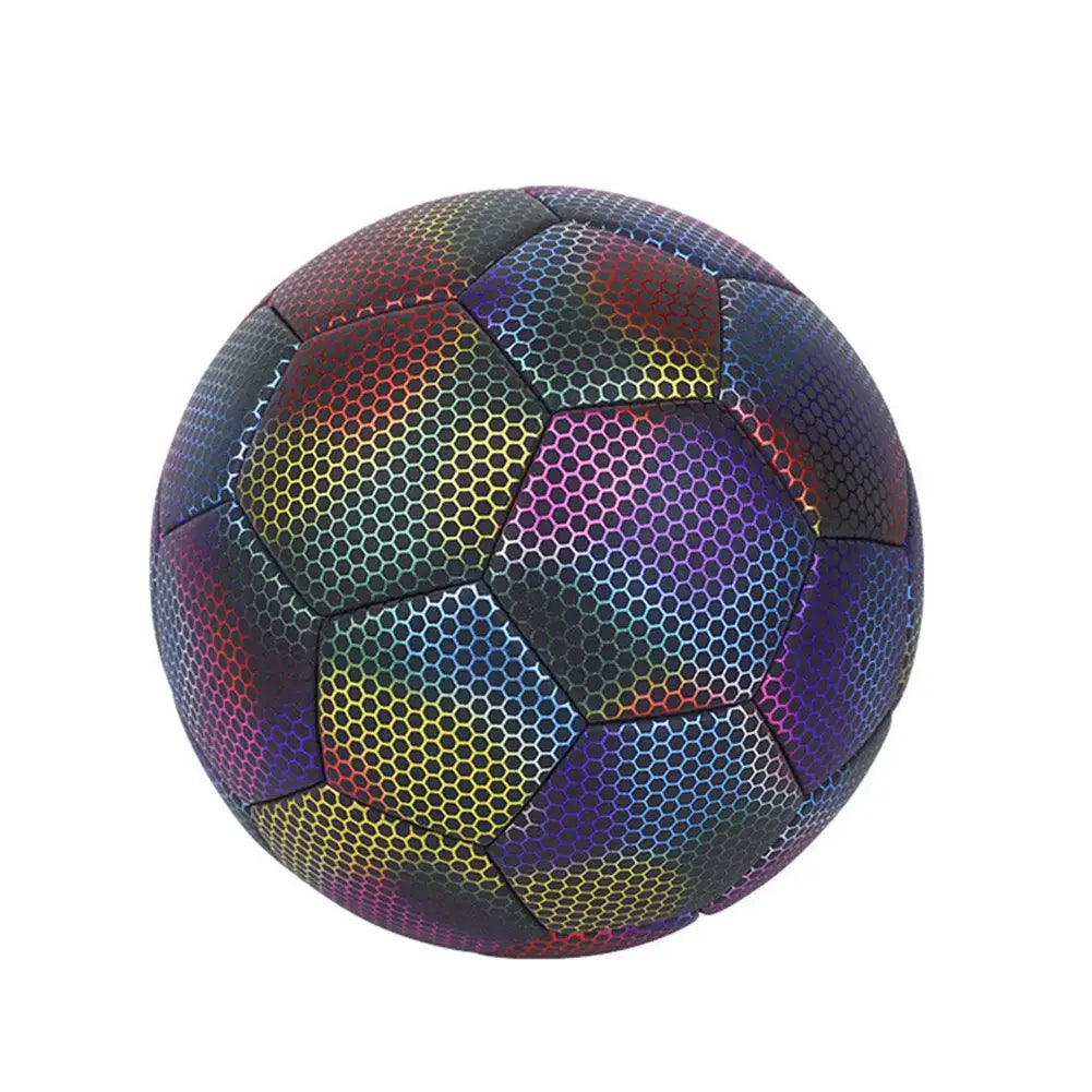 Reflective Soccer Ball Luminous Night Glow in the Dark