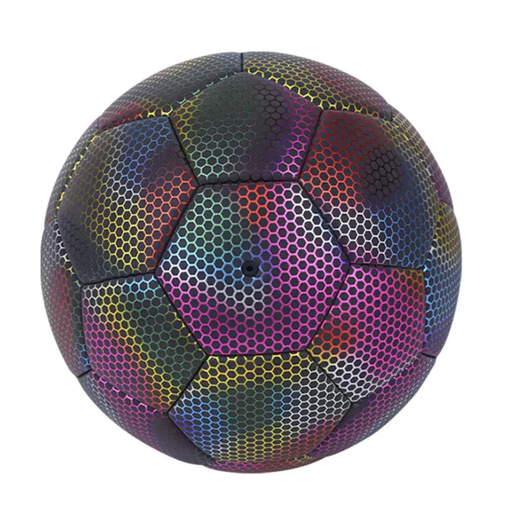 Reflective Soccer Ball Luminous Night Glow in the Dark