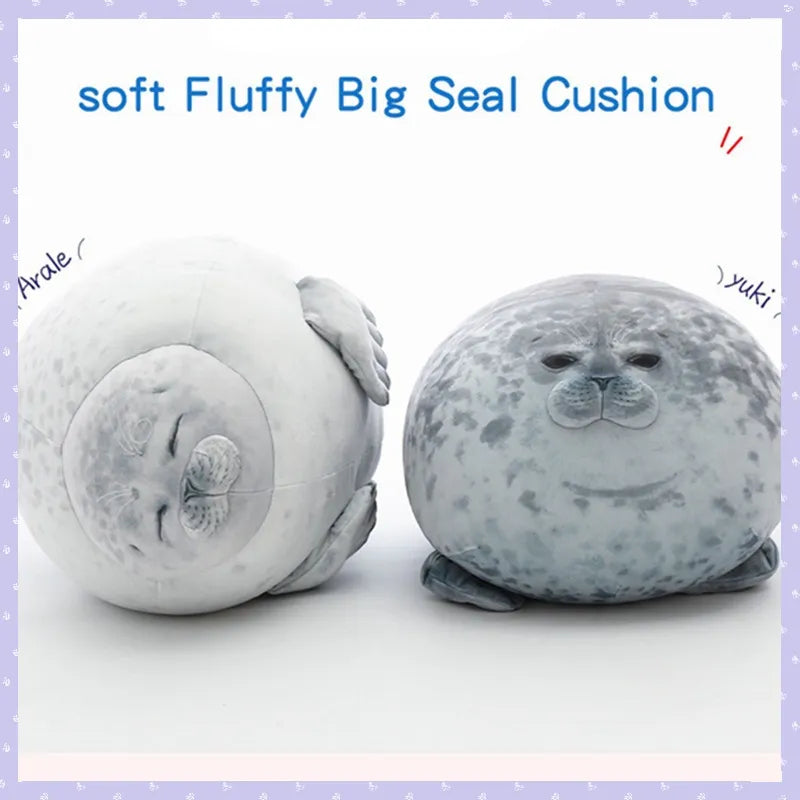 Angry Blob Seal Pillow Popular Soft Chubby Stuffed Toys