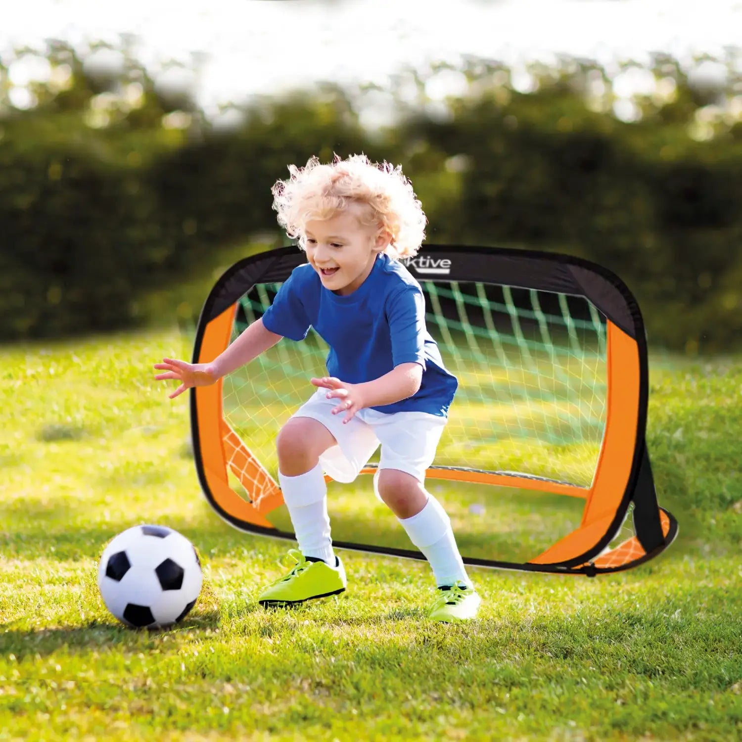 2 soccer goals Pop-Up Aktive Sports soccer goal