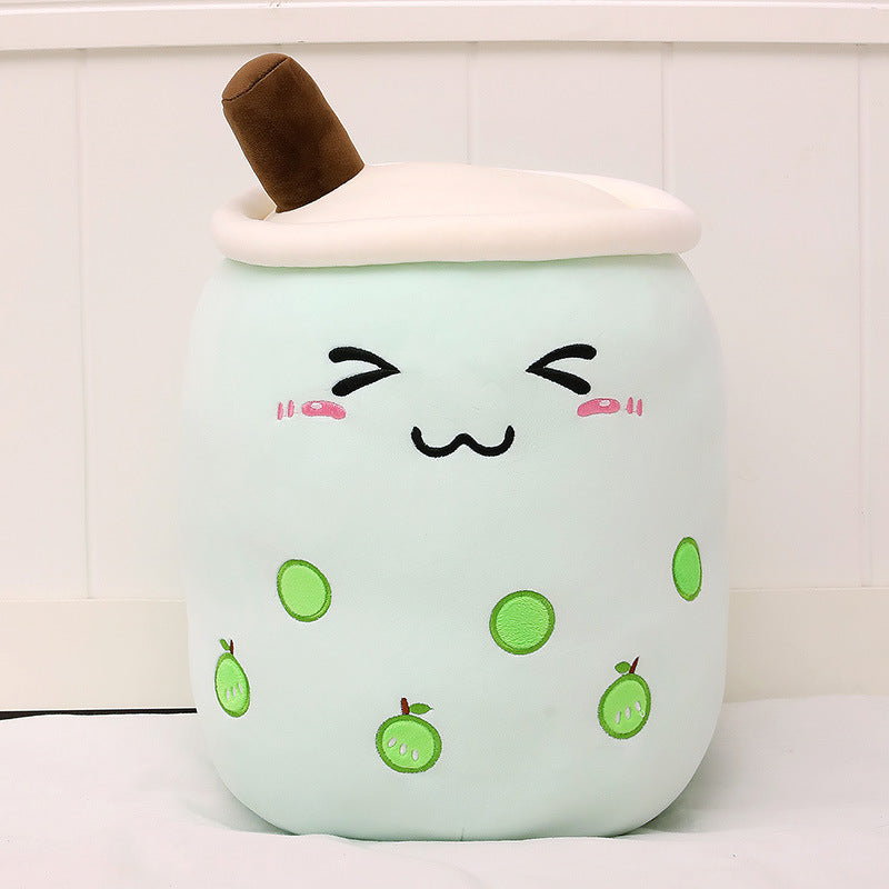 Cute Milk Tea Plush Boba Tea Cup Toy Bubble Tea - Green