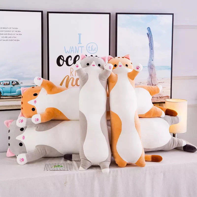 Cute Soft Long Cat Pillow 50/70/90/110/130cm