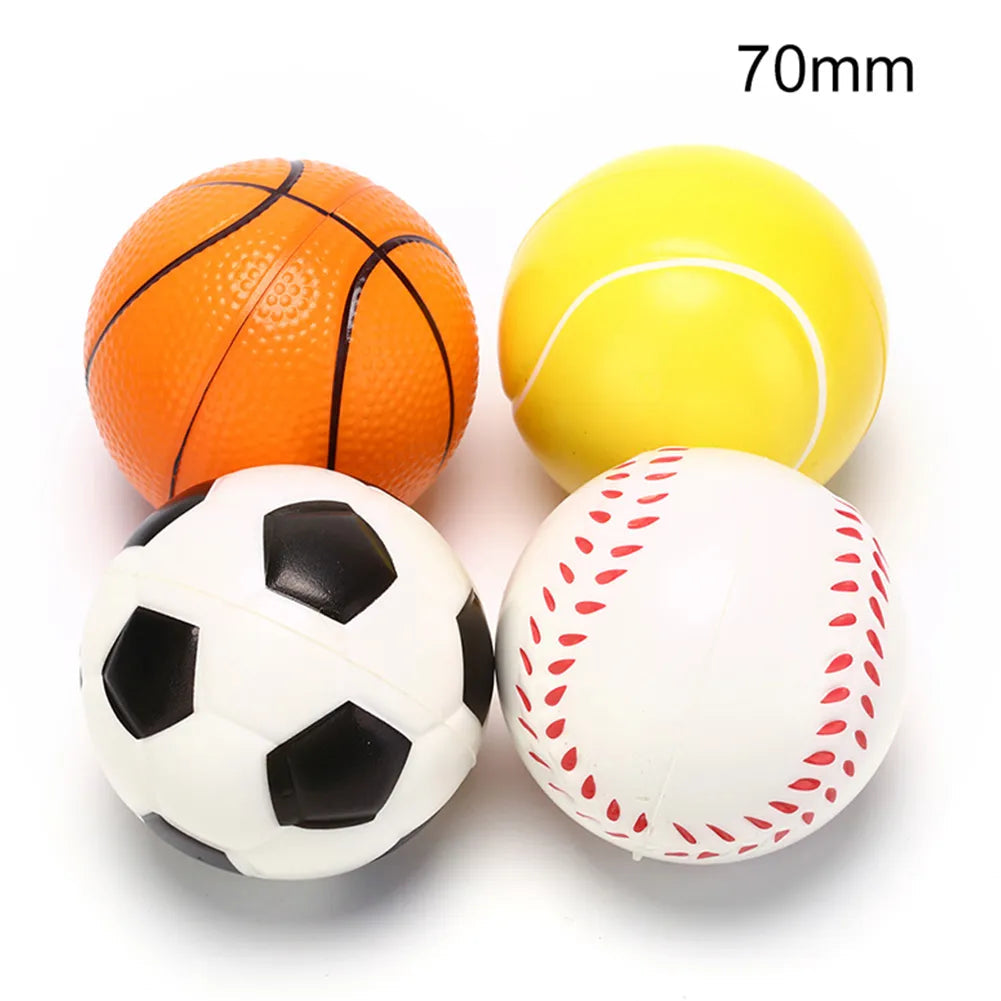 Mini Soft Football Basketball Baseball Tennis Toys 6.3cm