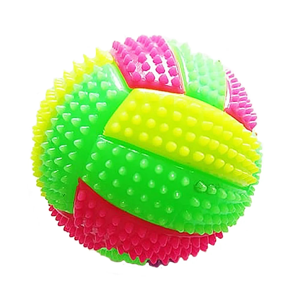Spiky Massage Ball Dog Chew Bouncy Ball Soccer Ball